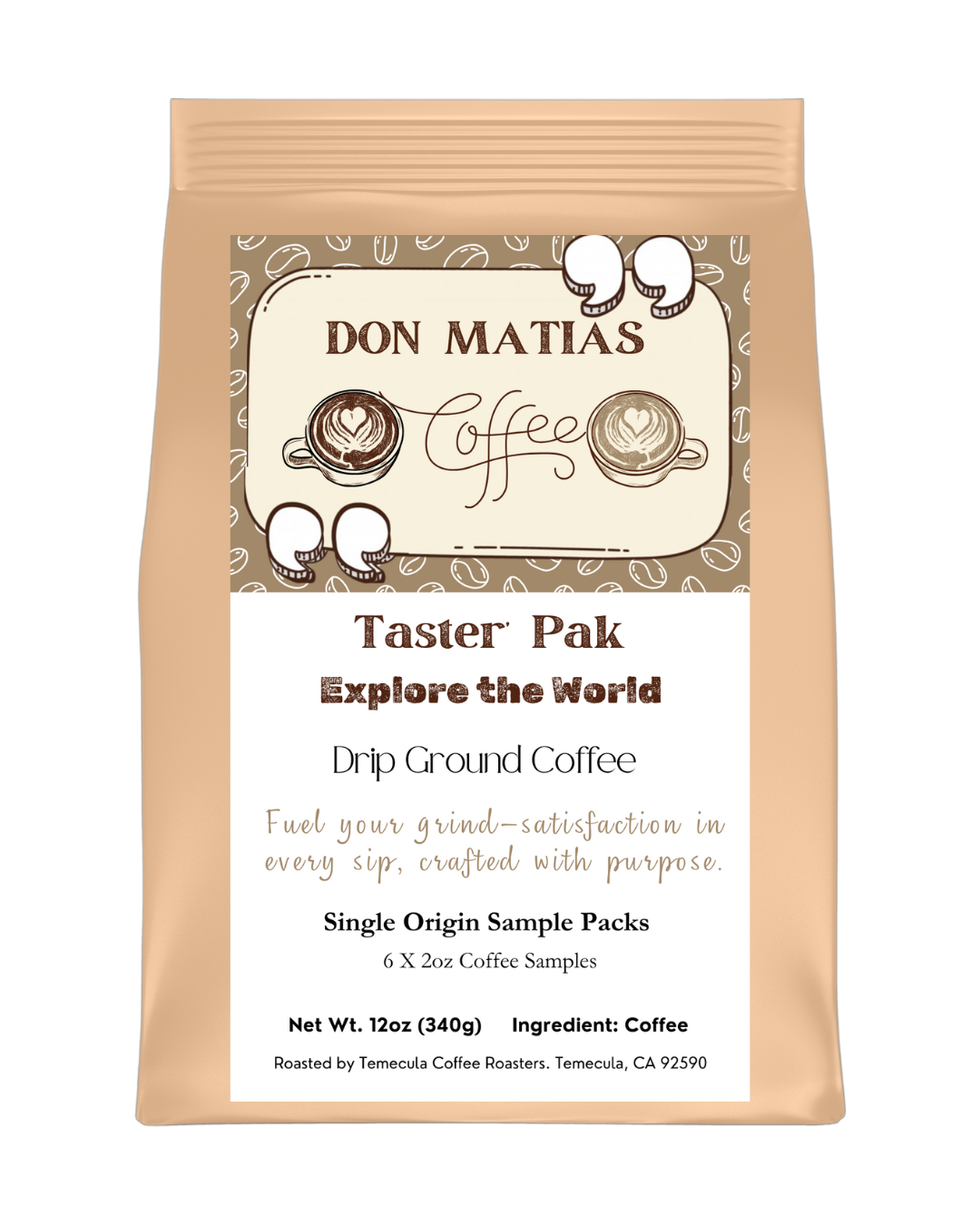 Taster Delight - 12 oz (6 pack of 2oz)!