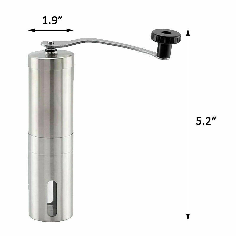 🔧 Premium Hand Crank Coffee Grinder – Stainless Steel Precision Grinding