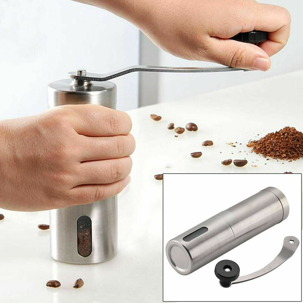 🔧 Premium Hand Crank Coffee Grinder – Stainless Steel Precision Grinding