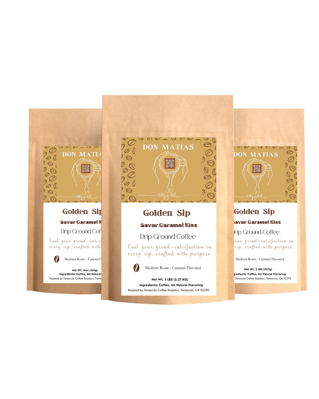 Golden Sips – Savor Caramel Kiss