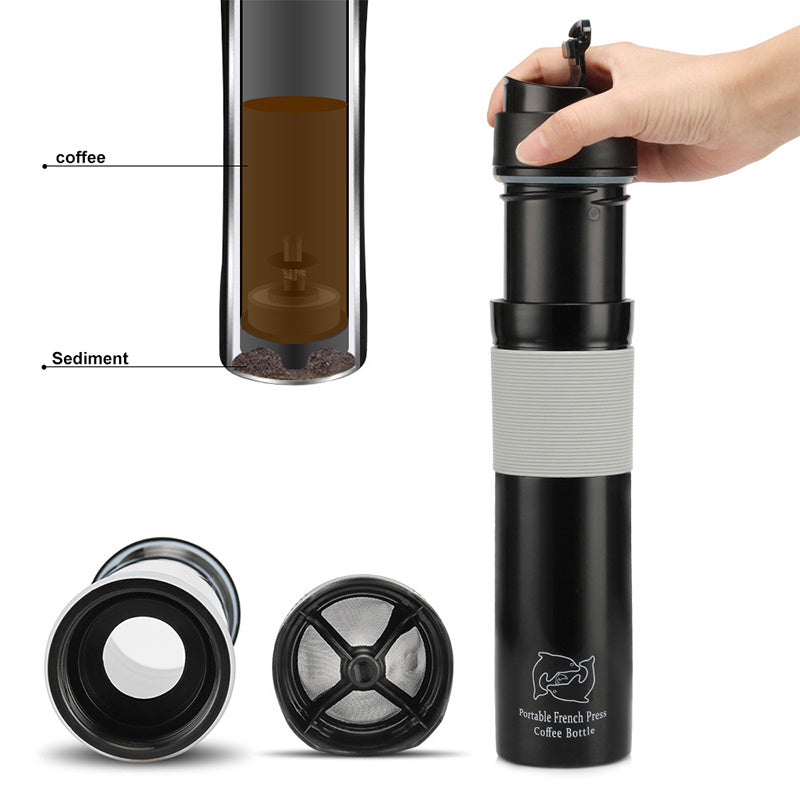 Portable French Press Coffee Pot